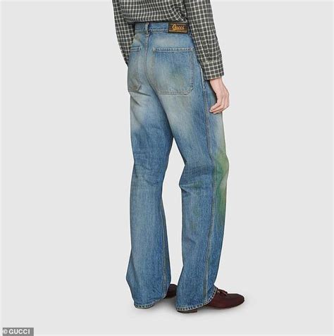 gucci jeans replica|gucci distressed jeans.